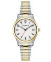 Caravelle Designed By Bulova Women's Two-tone Stainless Steel Bracelet Watch 30mm Women's Shoes In White