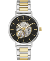 CARAVELLE DESIGNED BY BULOVA MEN'S AUTOMATIC TWO-TONE STAINLESS STEEL BRACELET WATCH 39.5MM WOMEN'S SHOES