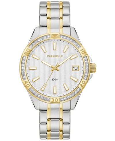 Caravelle Designed By Bulova Women's Two Tone Stainless Steel Bracelet Watch 36mm Women's Shoes In Two-tone