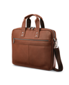 Samsonite Classic Leather Slim Brief In Brown