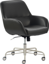 Tommy Hilfiger Forester Leather Office Chair In Gray