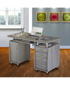 Rta Products Techni Mobili Workstation Computer Desk In Gray