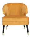 Safavieh Stazia Wingback Accent Chair In Yellow