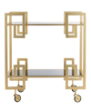 Safavieh Eliza 2-tier Bar Cart In Gold