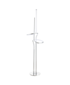 JONATHAN Y SKETCH 64" MINIMALIST DIMMABLE INTEGRATED LED FLOOR LAMP