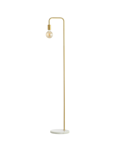 Jonathan Y Vega 60in Minimalist Edison Floor Lamp In Gold