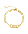 Sterling Forever Jaycee Bracelet In Yellow