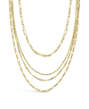 Sterling Forever Women's Multi Chain Layered Necklace In Gold