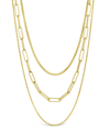 STERLING FOREVER WOMEN'S KORI TRIPLE LAYERED NECKLACE