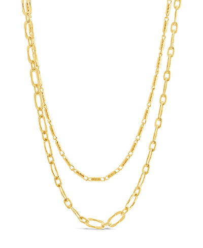 Sterling Forever Isadora Layered Necklace In Gold