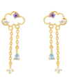 GIRLS CREW REIGNING CLOUDS DANGLE EARRINGS
