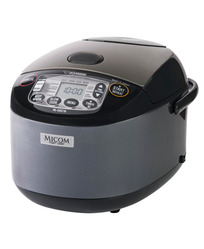 Zojirushi Nl-gac18bm 10 Cups Umami Micom Rice Cooker And Warmer In Black