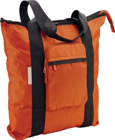Go Travel Tote Bag In Medium Orange