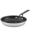 KITCHENAID KITCHENAID 5-PLY CLAD STAINLESS STEEL NONSTICK INDUCTION FRYING PAN, 8.25", POLISHED STAINLESS STEEL