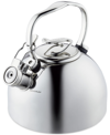 Circulon Stainless Steel 2-qt. Whistling Teakettle With Flip-up Spout In Silver