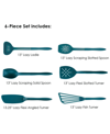 Rachael Ray Tools & Gadgets Lazy 6-pc. Kitchen Tools Set In Blue