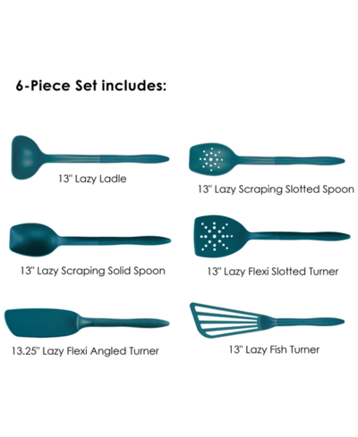 Rachael Ray Tools & Gadgets Lazy 6-pc. Kitchen Tools Set In Teal