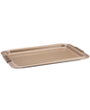 Anolon Advanced Bronze 10" X 15" Cookie Sheet In Red