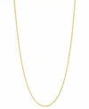 Macy's 14k Gold Necklace, 24" Dot Dash Chain (1mm) In Gold