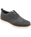 Vance Co. Ezra Mens Knit Lace-up Casual And Fashion Sneakers In Gray