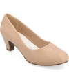 Journee Collection Women's Seraphina Round Toe Pumps In White