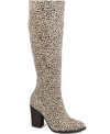 Journee Collection Kyllie Tall Boot In Tan/beige