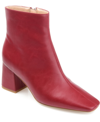 Journee Collection Haylinn Vegan Leather Bootie In Red