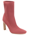 Journee Collection Women's Elissa Bootie Women's Shoes In Pink