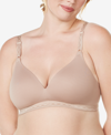 Warner's Cloud 9 Wireless Contour Bra 1269 In Tan/beige