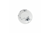 Royal Copenhagen Black Fluted Mega Salad Plate In Multi