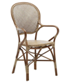 Sika Design Rossini Arm Chair In Brown