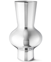 Georg Jensen Alfredo Stainless Steel Vase In Silver