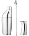 Georg Jensen Sky Cocktail Set - Shaker, Stirring Spoon And Jigger, 3 Piece In Multi