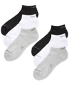 Calvin Klein Six-pack Athletic Stripe Ankle Socks In Multi