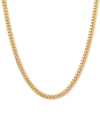 Giani Bernini Cuban Link 22" Chain Necklace In Sterling Silver Or 18k Gold-plated Over Sterling Silver In Gold