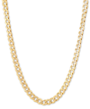 Giani Bernini Flat Curb Link 22" Chain Necklace (5mm) In 18k Gold-plated Sterling Silver Or Sterling Silver In Gold