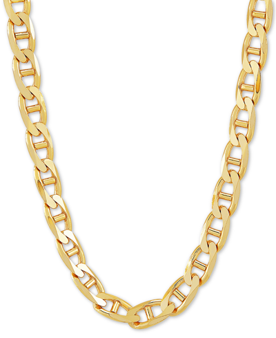 Macy's Mariner Link 24" Chain Necklace In 18k Gold-plated Sterling Silver