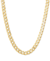 Macy's Curb Link 22" Chain Necklace (7mm) In 18k Gold-plated Sterling Silver In Gold