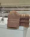 Linum Home Denzi 4-pc. Hand Towel Set Bedding In Brown