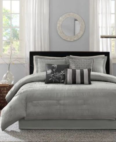 Madison Park Hampton 7 Pc. Comforter Sets Bedding In White