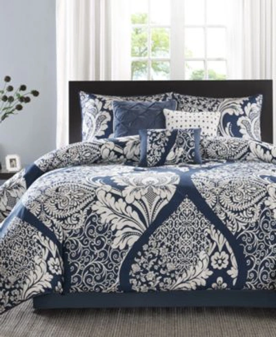 Madison Park Vienna 7 Pc. Comforter Sets Bedding In Black