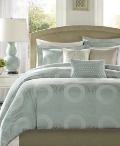 Madison Park Baxter 7-pc. King Comforter Set Bedding In Blue