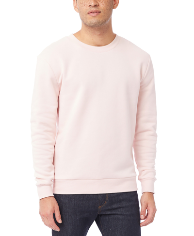 Alternative Apparel Men's Eco-cozy Sweatshirt In Faded Pink