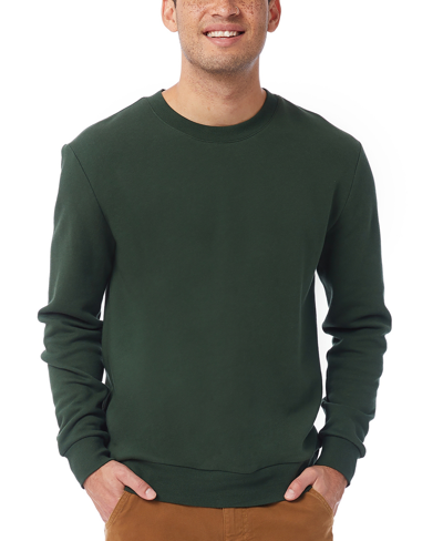 Alternative Apparel Men's Eco-cozy Sweatshirt In Varsity Green