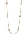 EFFY COLLECTION TRIO BY EFFY DIAMOND SEVEN STATION NECKLACE 16-18" (1/2 CT. T.W.) IN 14K WHITE, YELLOW OR ROSE GOLD