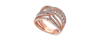 EFFY COLLECTION EFFY DIAMOND OPENWORK STATEMENT RING (1-1/3 CT. T.W.) IN 14K ROSE GOLD