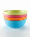 Tableau Bamboo Fiber Bowls, Set Of 4 In Multi