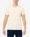 X-ray Men's Basic V-neck Short Sleeve T-shirt In Yellow
