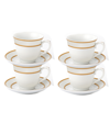 Lorren Home Trends Lorren Home Tea, Coffee Service, Set Of 4 In Ivory/cream