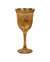 Lorren Home Trends Amber Goblets -set Of 6 In Orange